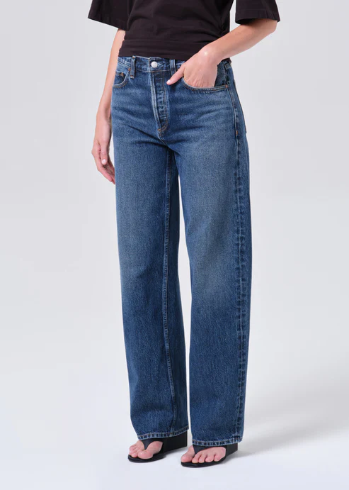 AGOLDE Arc Jeans in Shortwave