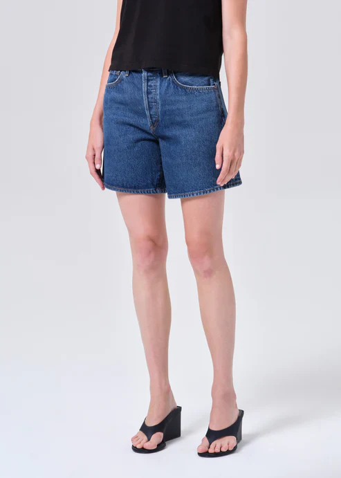 AGOLDE Dame Shorts in Enamour - Image 4