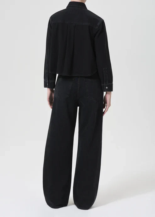 AGOLDE Low Curve Jeans in Black Tar - Image 5