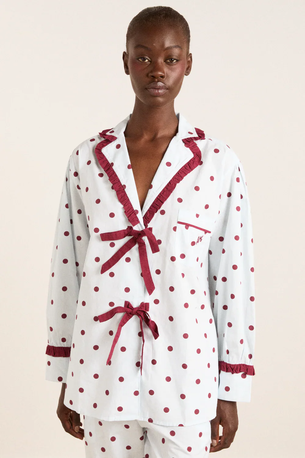 Antonella PJ Set in Polka Dot - Image 3