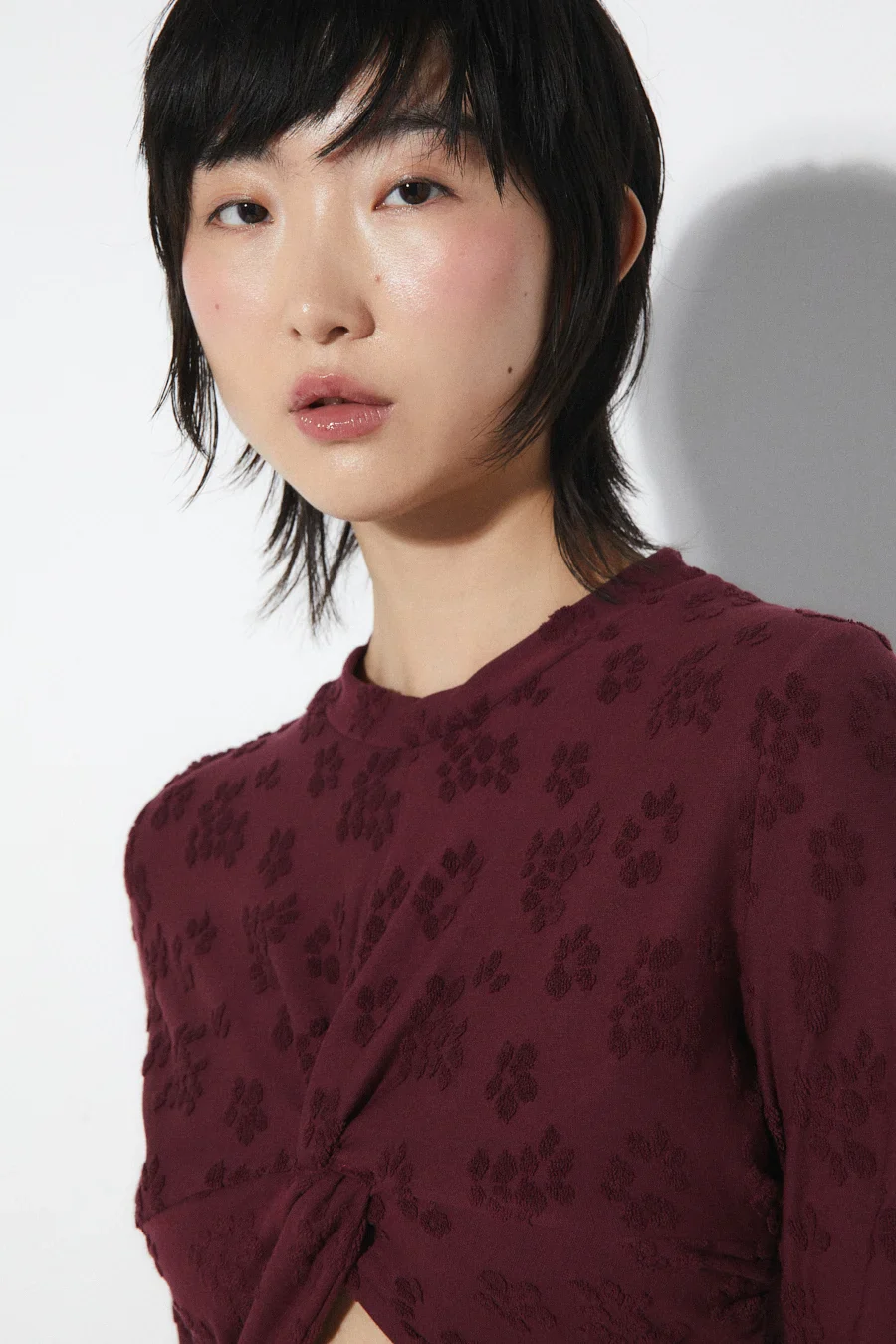 Barbara Dress in Burgundy - Image 6