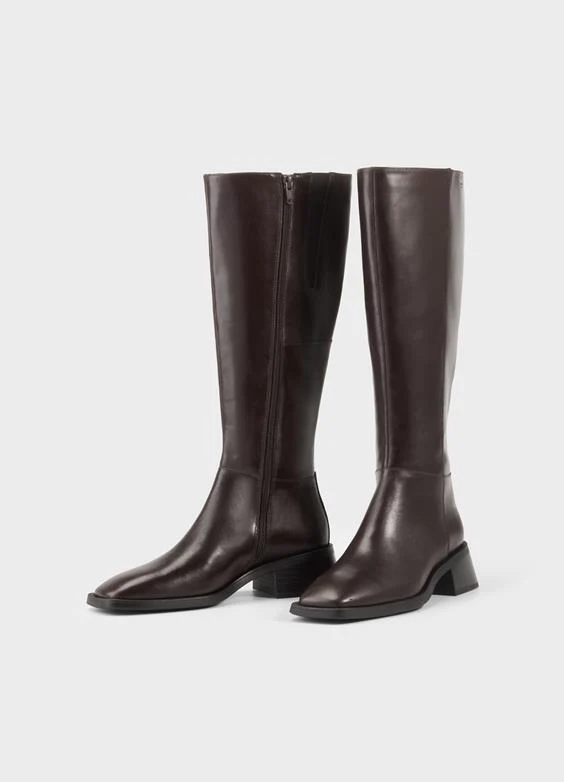Blanca Tall Boots in Dark Brown