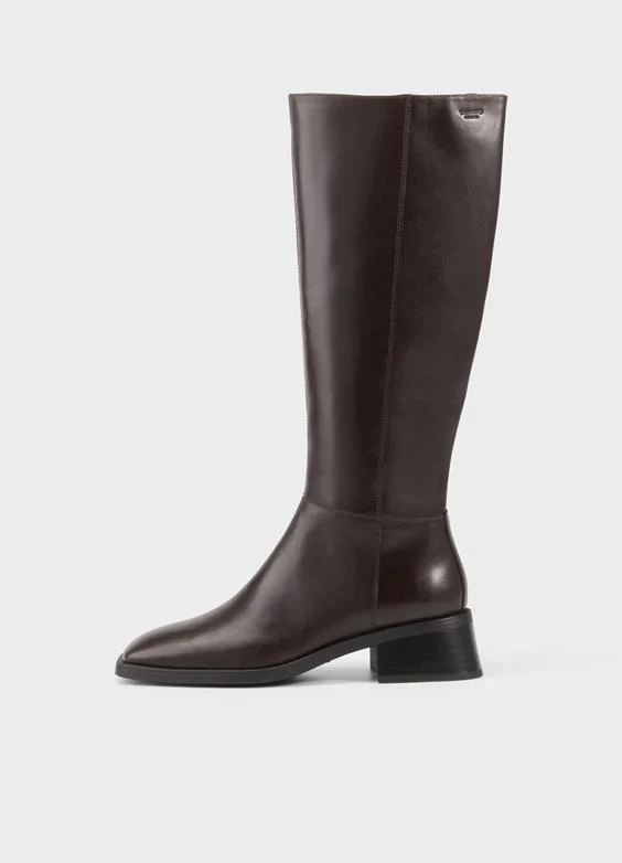 Blanca Tall Boots in Dark Brown - Image 2
