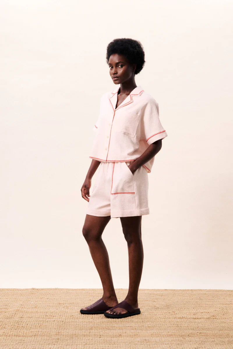 Celestea Shorts in Rose Pale - Image 2