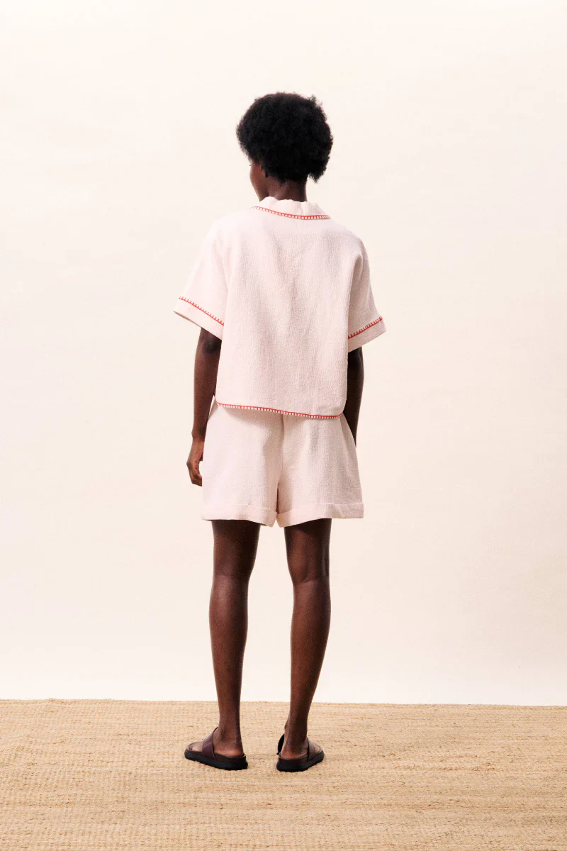 Celestea Shorts in Rose Pale - Image 3