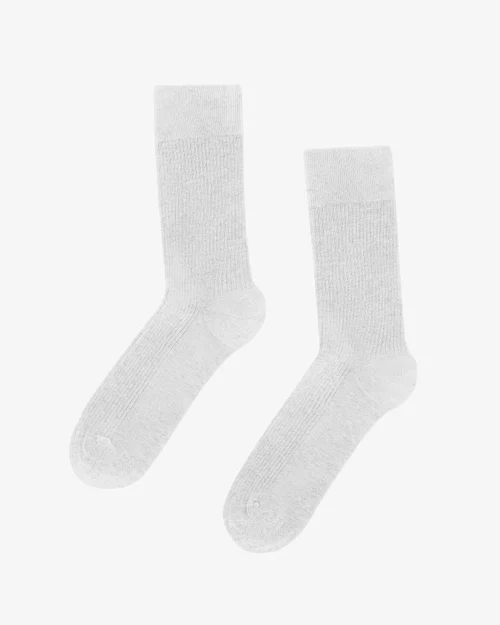 Classic Organic Socks in Optical White