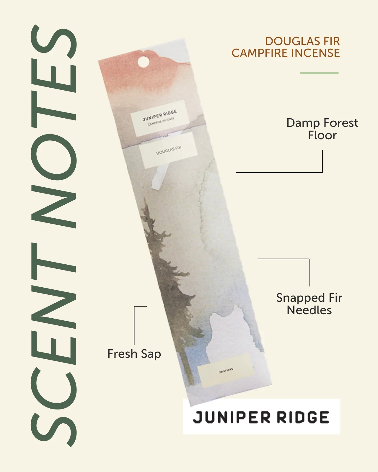DOUGLAS FIR CAMPFIRE INCENSE - Image 3