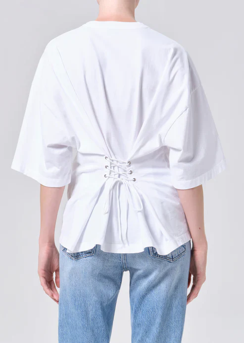 Ellery Tee in White - Image 2