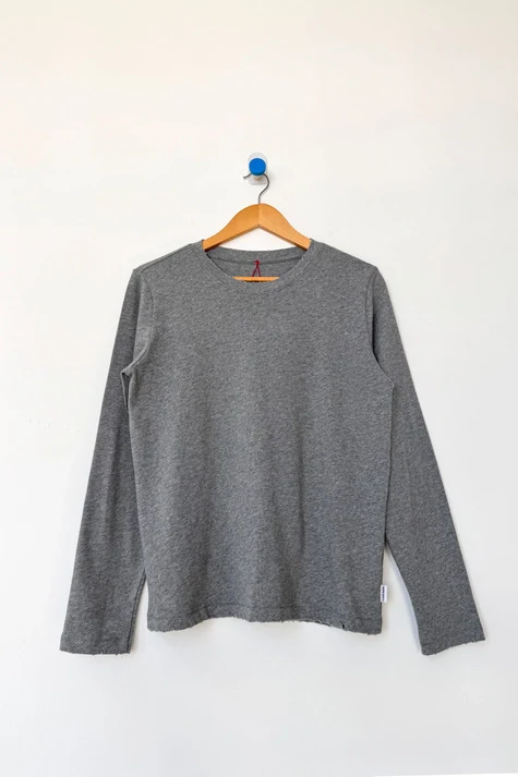 Every Day Long Sleeve Tee in Grey