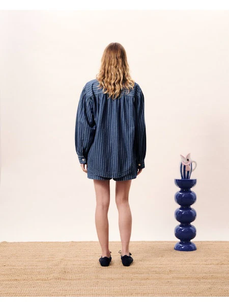 Fidelia Shirt in Denim - Image 2