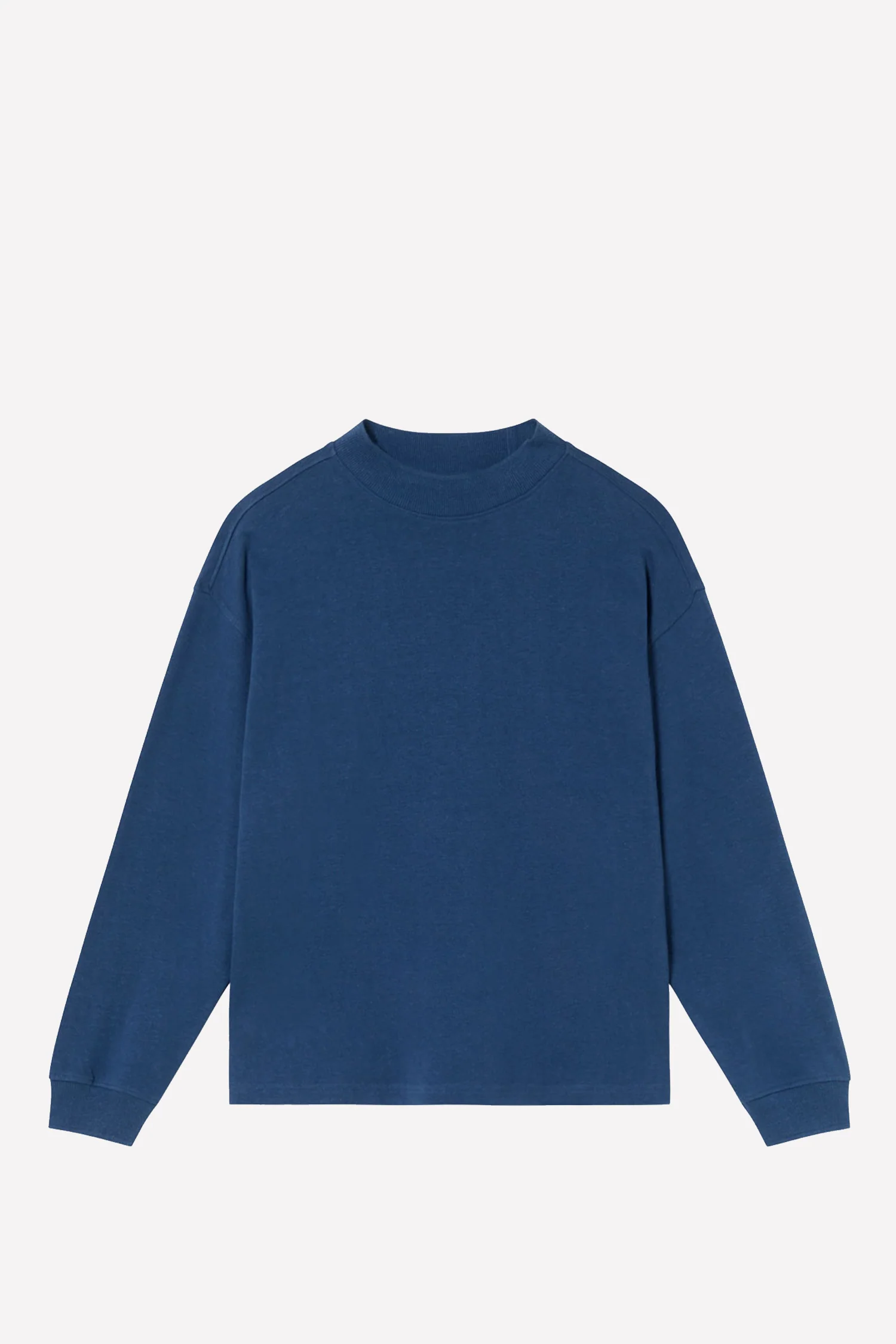 Freire Hemp Long Sleeve in Dark Heritage Blue - Image 2