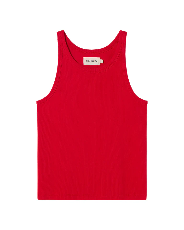 Harriet Tank in Fiery Red - Image 2