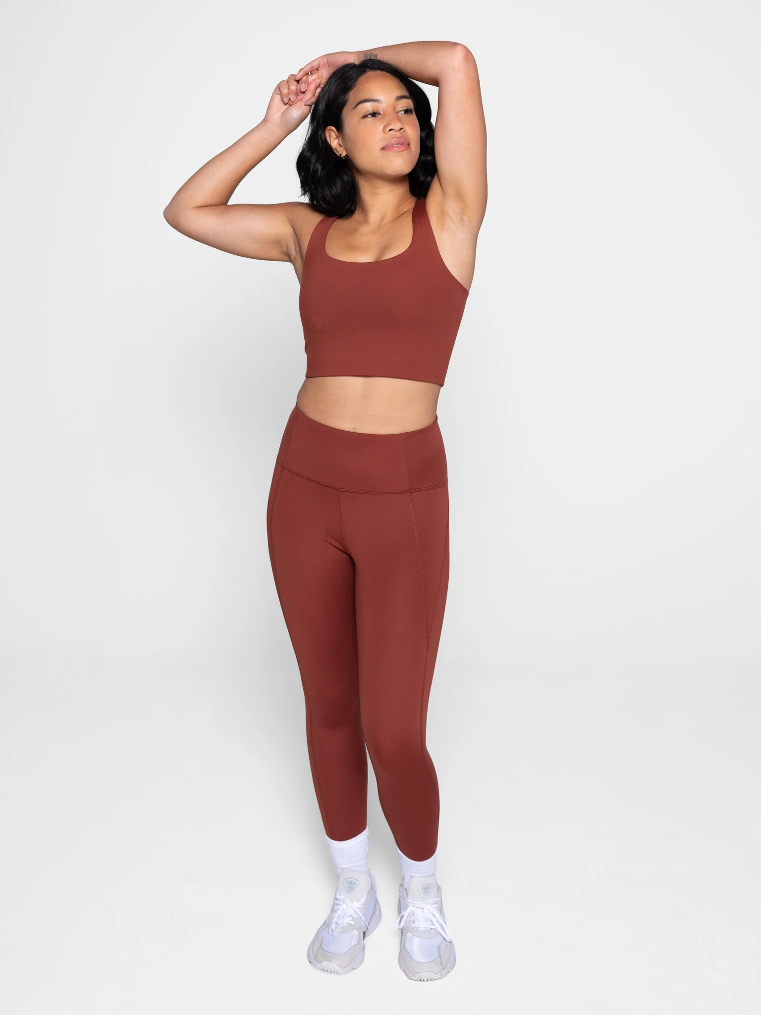 High Rise Classic Compressive Leggings in Sedona - Image 2