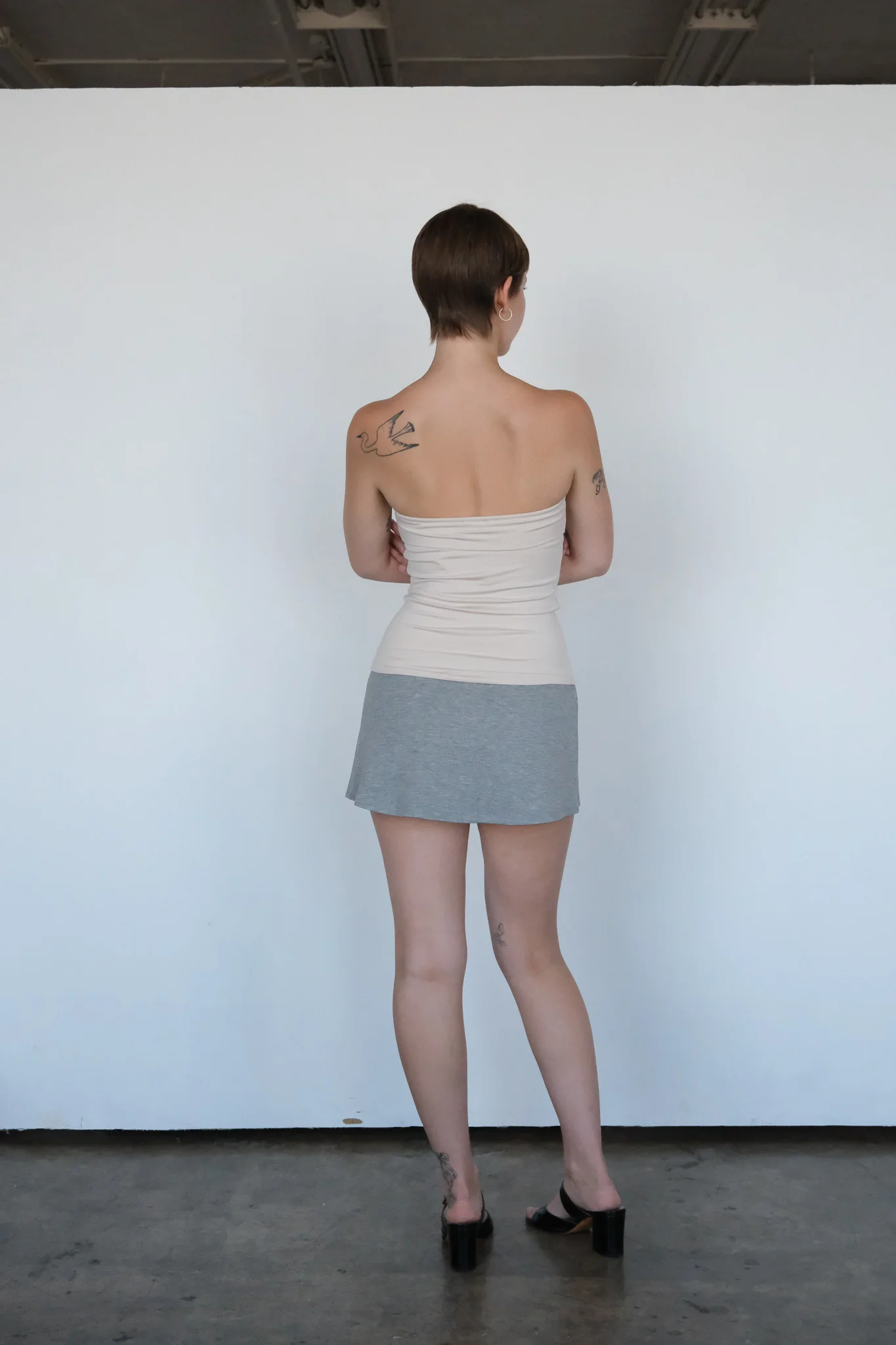 Mila Tube Top in Oat - Image 3
