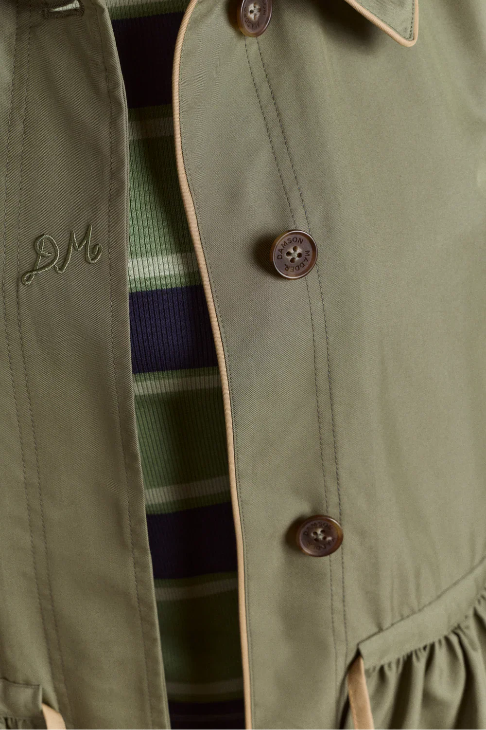 Multi-Wear Myrtle Trench In Khaki - Image 5