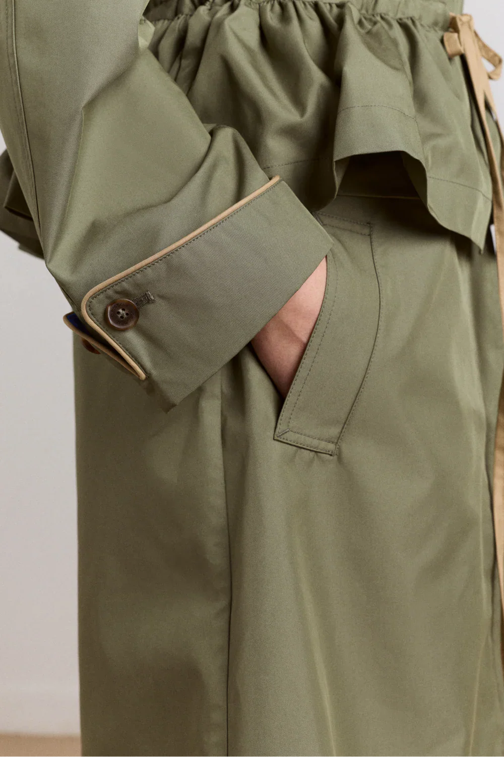 Multi-Wear Myrtle Trench In Khaki - Image 6