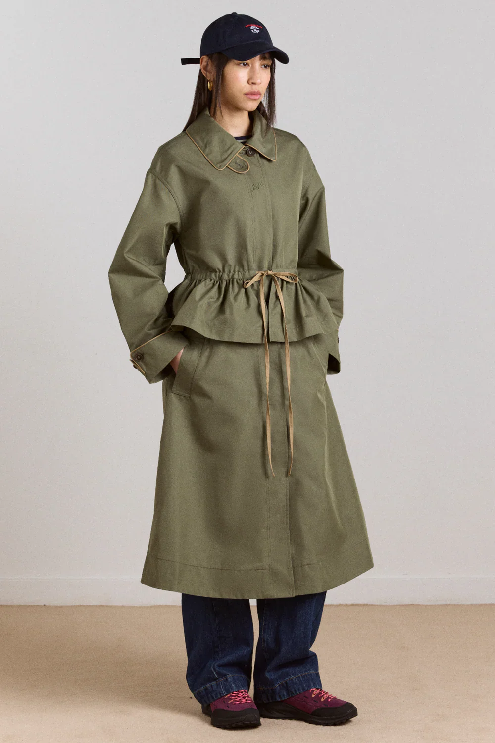 Multi-Wear Myrtle Trench In Khaki - Image 7