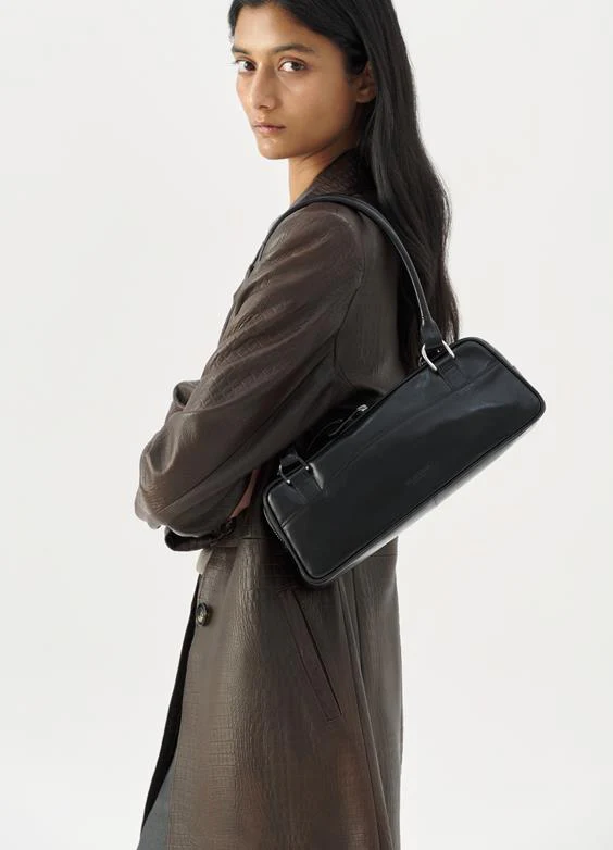 Nomi Mini Bag in Black Leather - Image 3