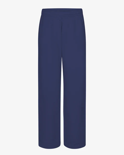 Organic Straight Leg Sweatpants in Marine Blue