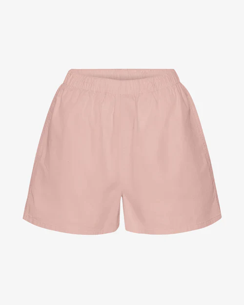 Organic Twill Shorts in Faded Pink