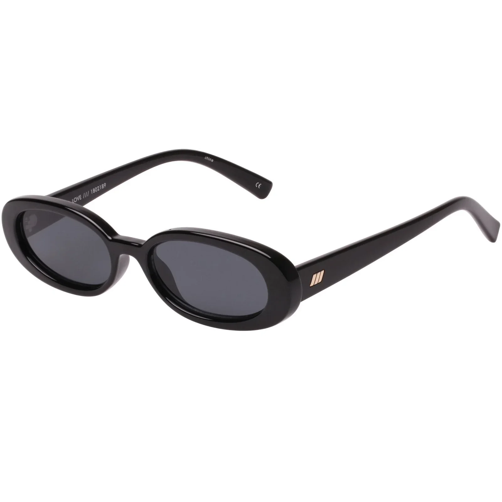 OUTTA LOVE SUNGLASSES IN BLACK - Image 3