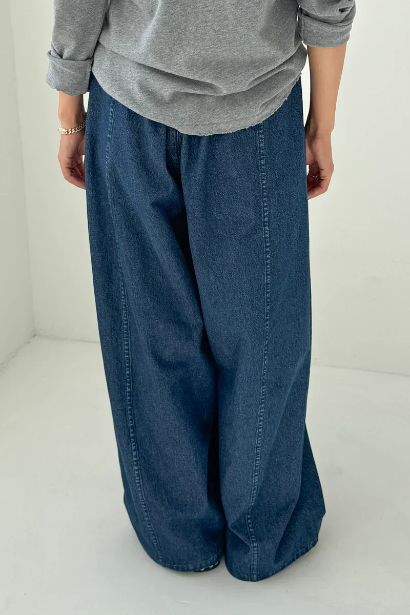Parachute Pants in Denim - Image 4