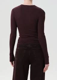Pierce Tee in Raisin - Image 2