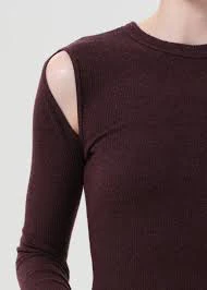 Pierce Tee in Raisin - Image 3