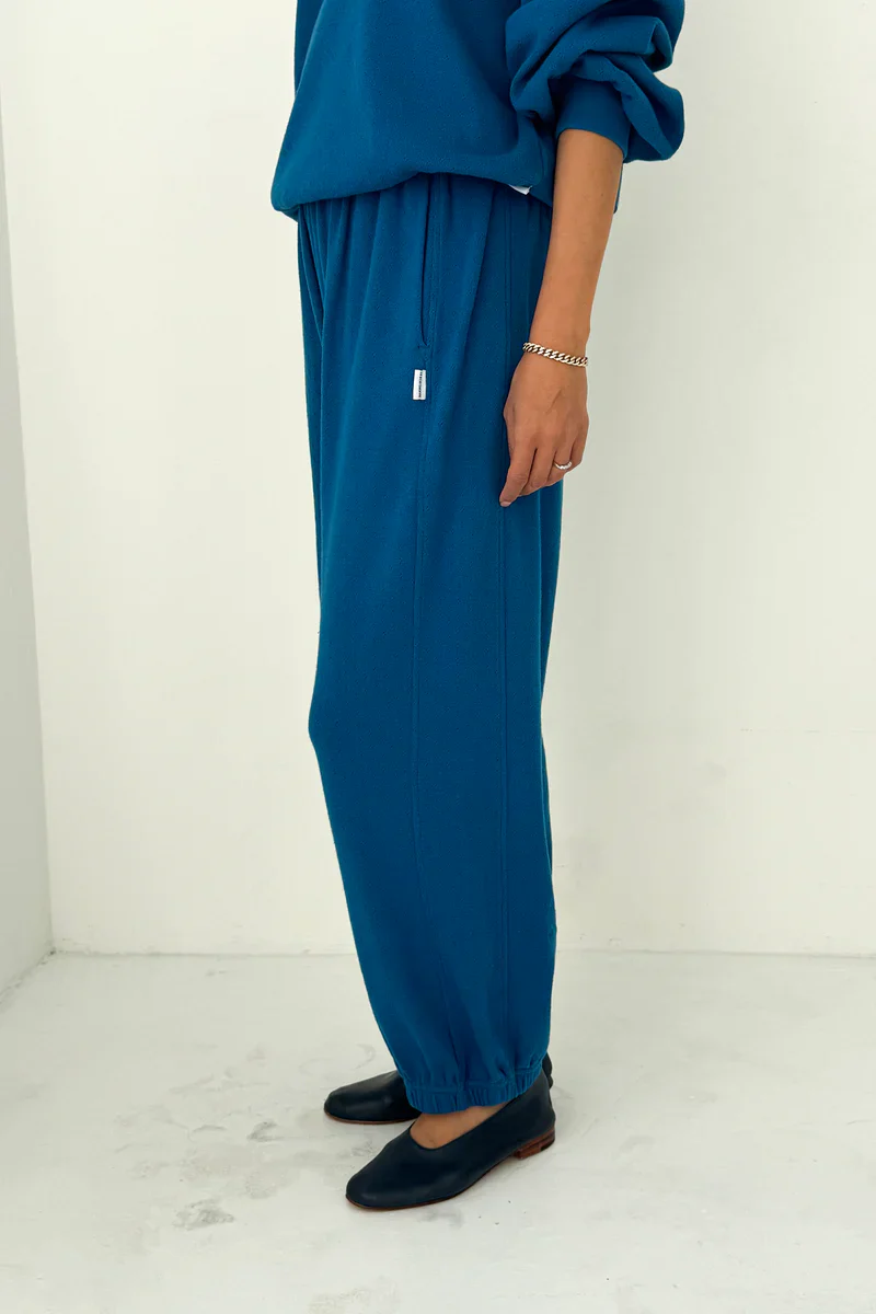 POINTELLE BALLOON PANTS IN SEA BLUE - Image 3