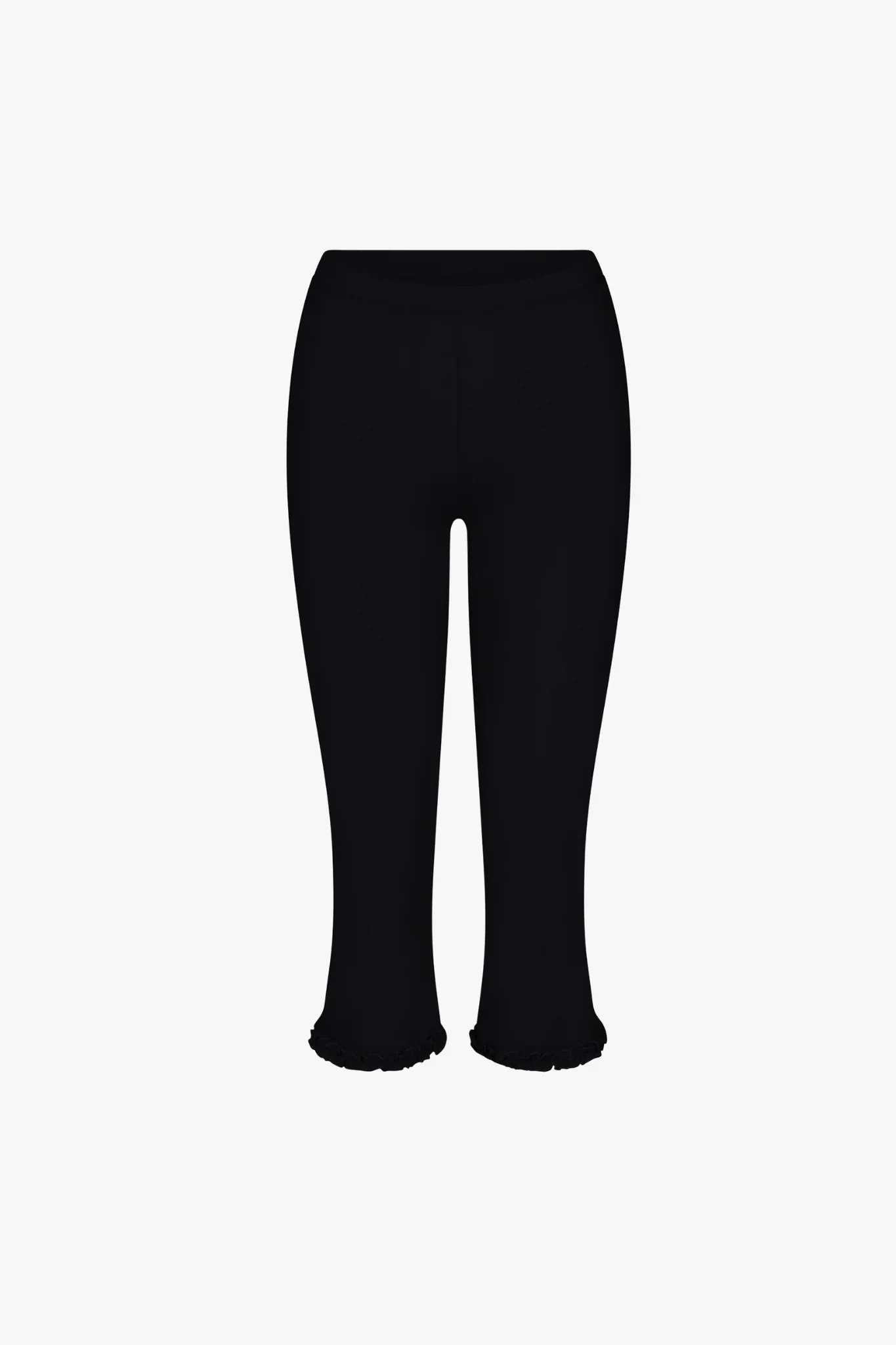 Ruffle Capri in Onyx