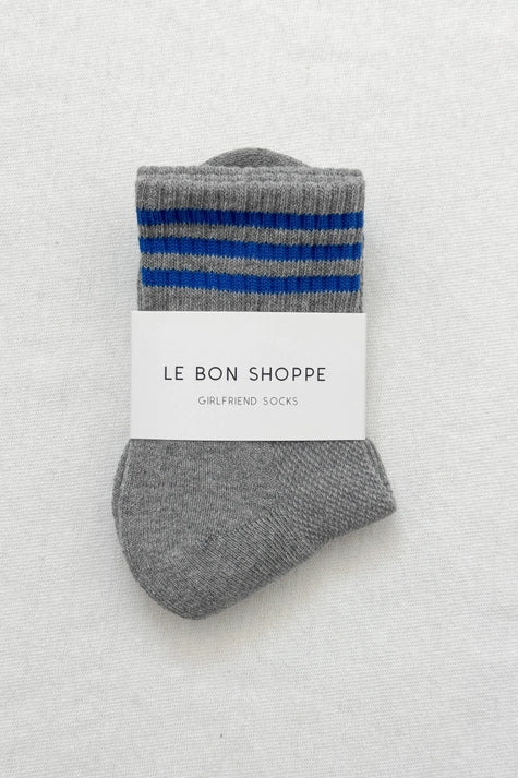 Short Striped Socks in Grey - Image 4
