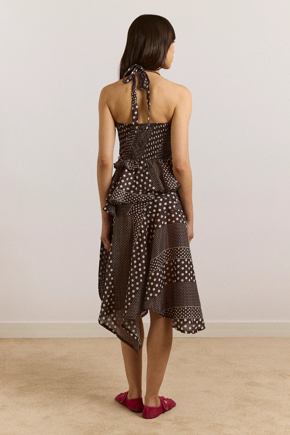 Leandra Halter Cami - Washed Black Spot - Image 4