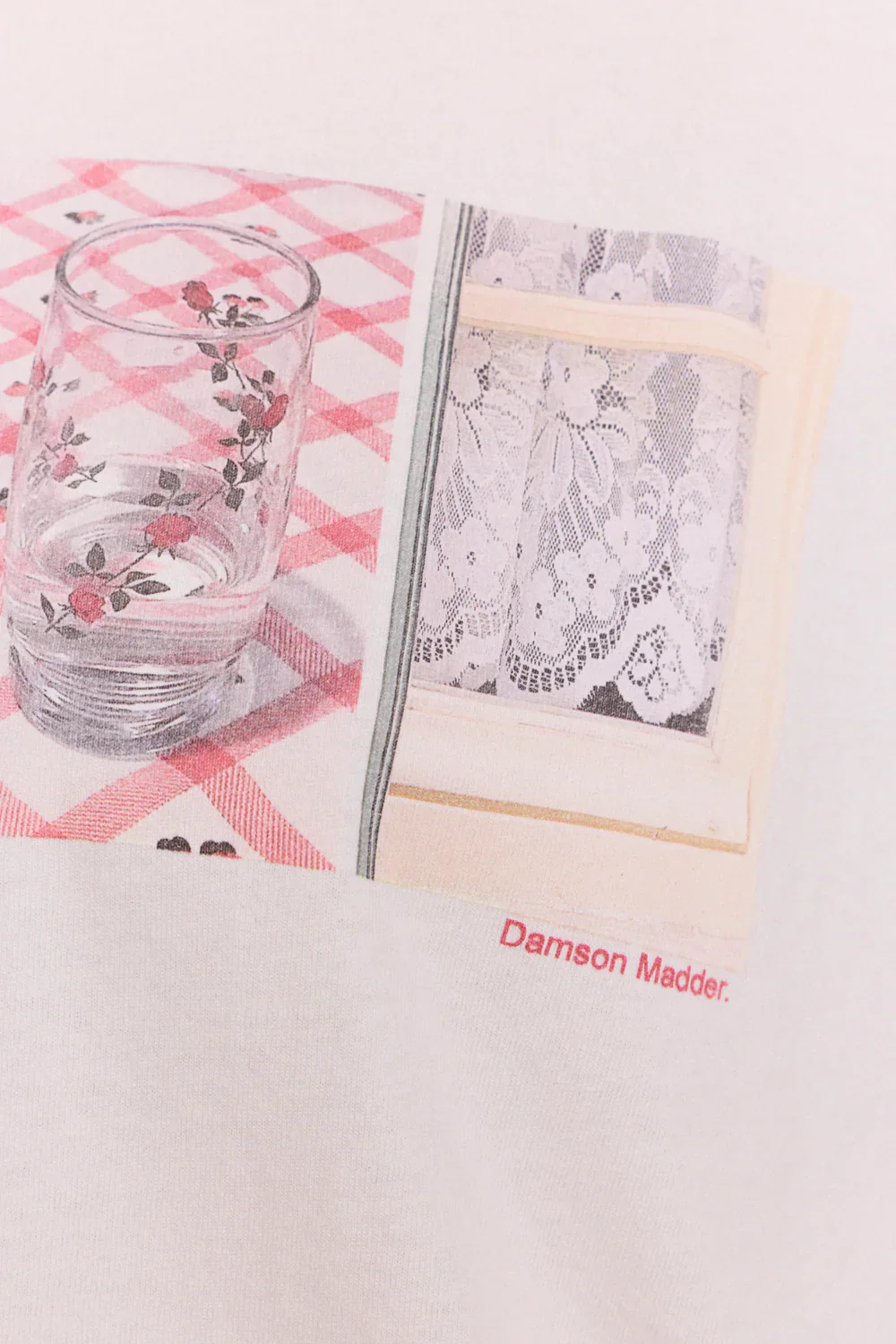 Slow Life Crossword Graphic Tee in Ecru - Image 2