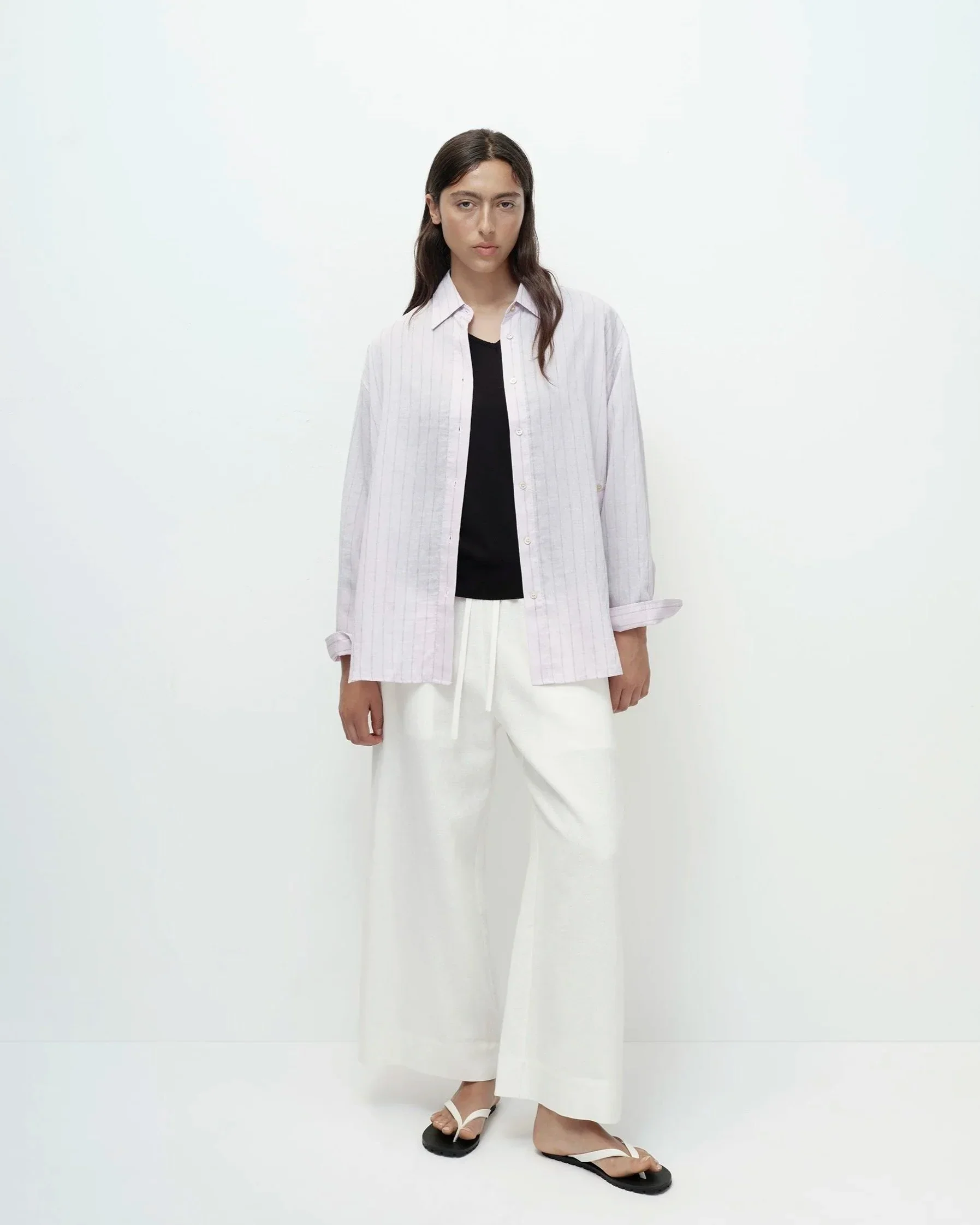 STRIPE SHIRT - PINK - Image 3