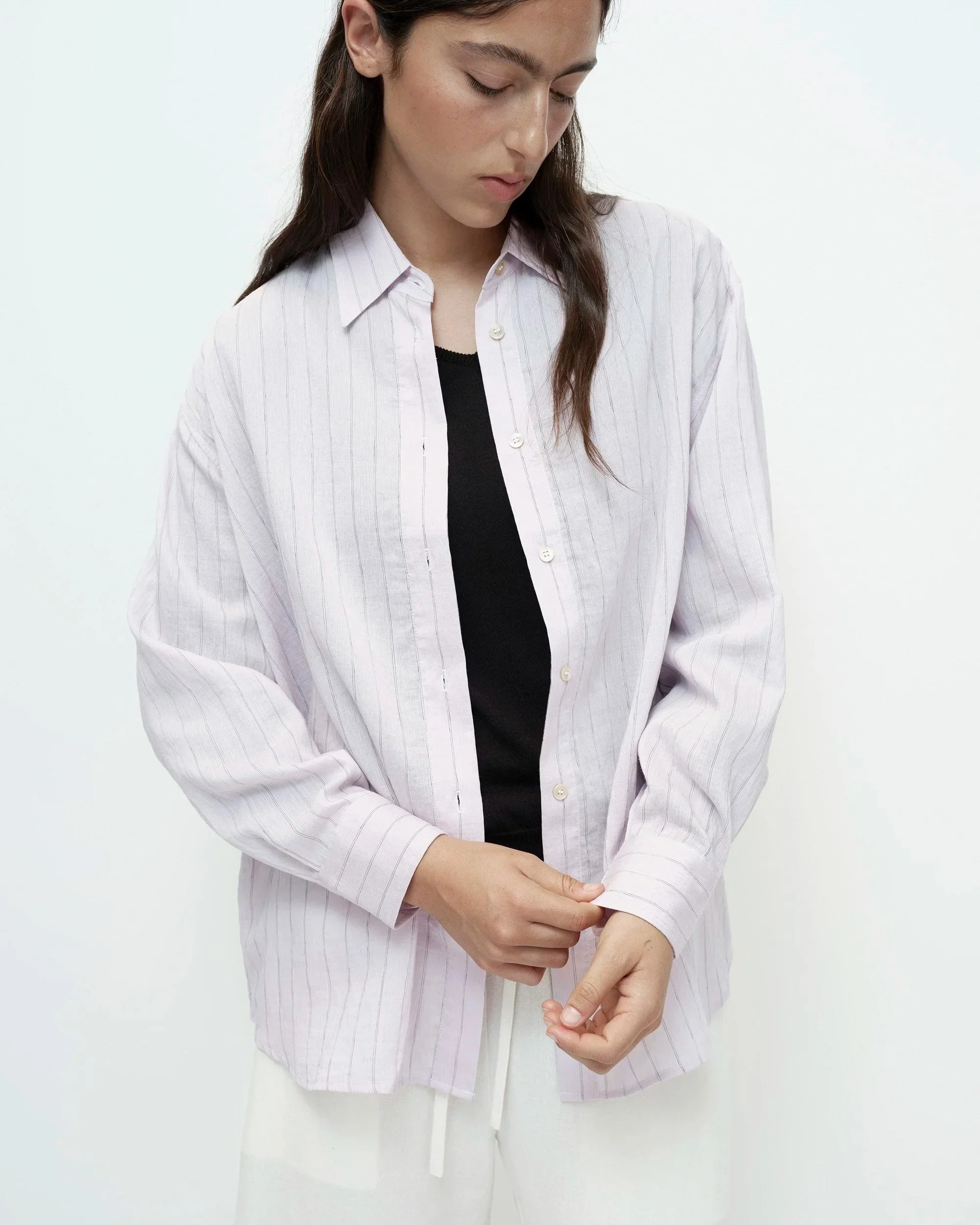 STRIPE SHIRT - PINK - Image 6