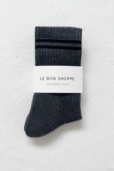 Striped Socks in Charcoal - Image 3
