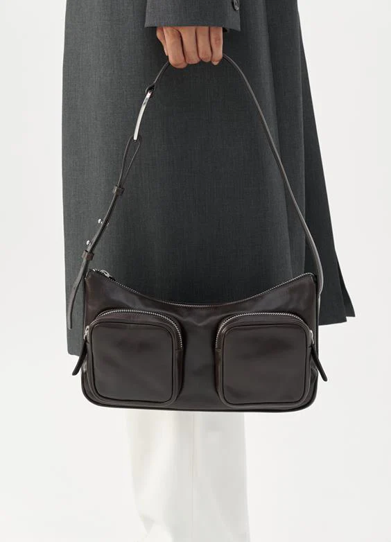 Valence Bag in Brown Leather - Image 4