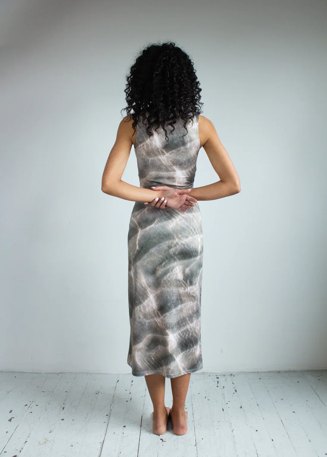 Waves High Neck Tank Dress - Image 3
