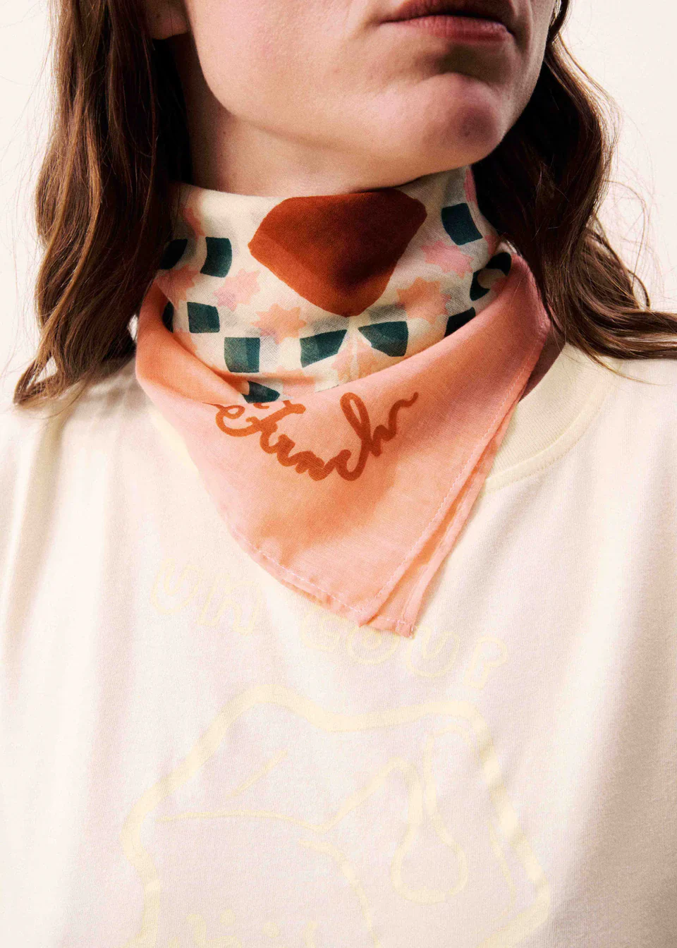 Yumbilla Scarf Scarf in Rose Pale - Image 3